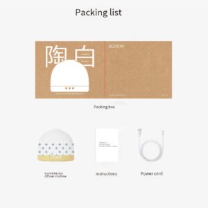 ceramic humidifier and aromatherapy diffuser