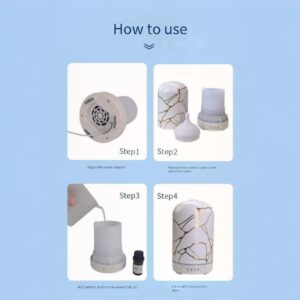 gilded ceramic aroma diffuser | home decor