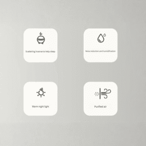 ink swirl crystal glass aroma diffuser | 300ml wood base