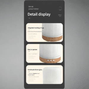 pure white ceramic humidifier | nordic calm